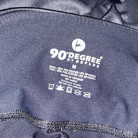 Shimmery Black Workout Leggings - Picture 3 of 3